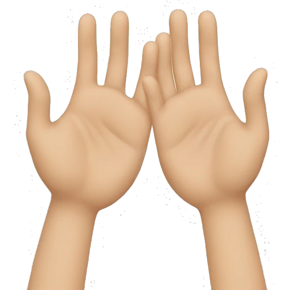 Jul Hands emoji