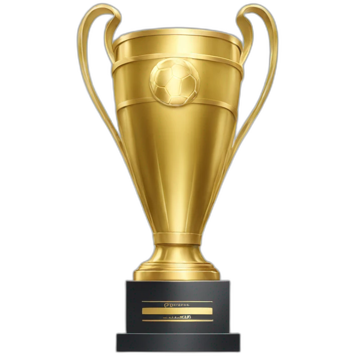 Champions league trophy emoji