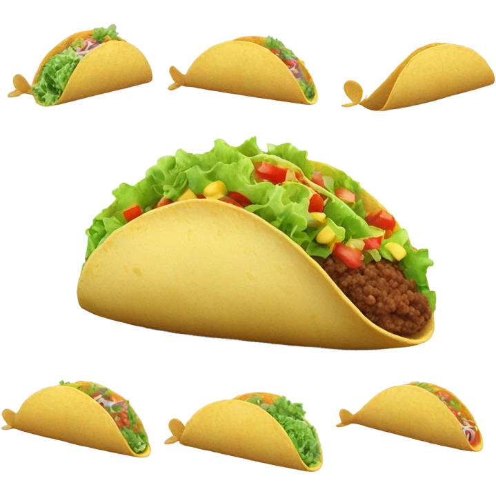 Whale taco emoji