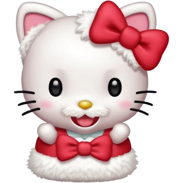 Hello Kitty laughing very hard 😂 with full body  emoji