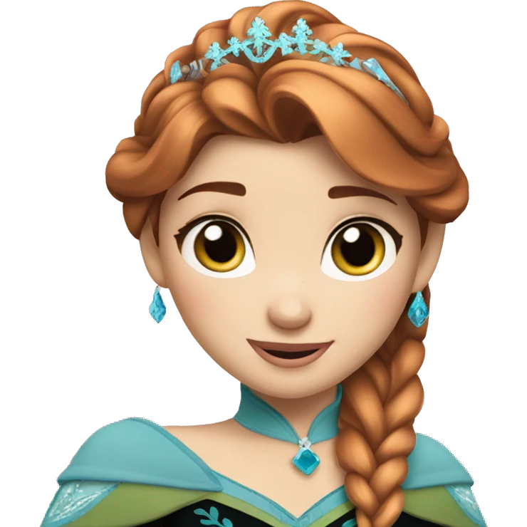 Princess Anna frozen emoji