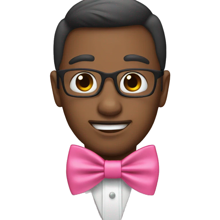 pink bow tie emoji