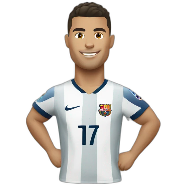 Ronaldo au Barcelone emoji