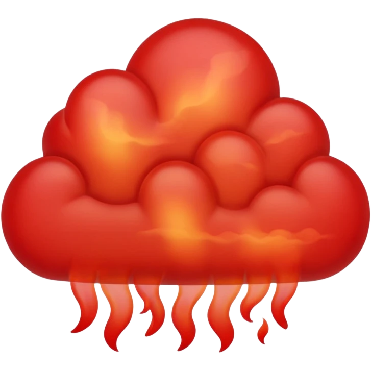 red smoke   emoji