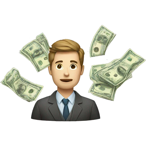 researcher with money problems emoji