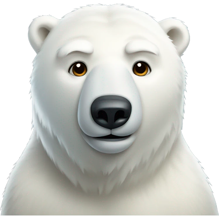 Polar bear emoji
