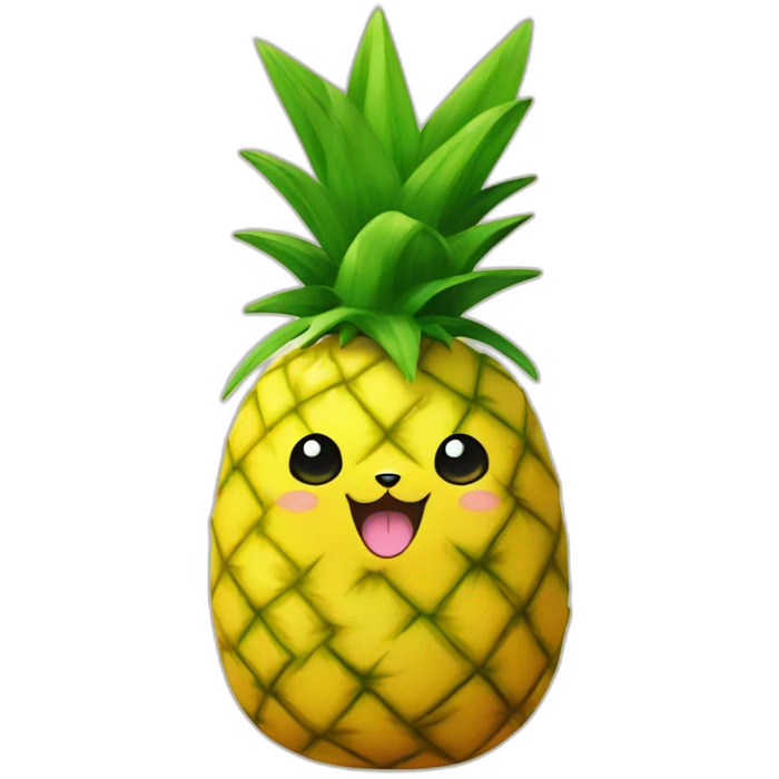 pineapple pickachu emoji