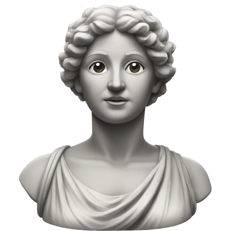 Greek statue woman emoji