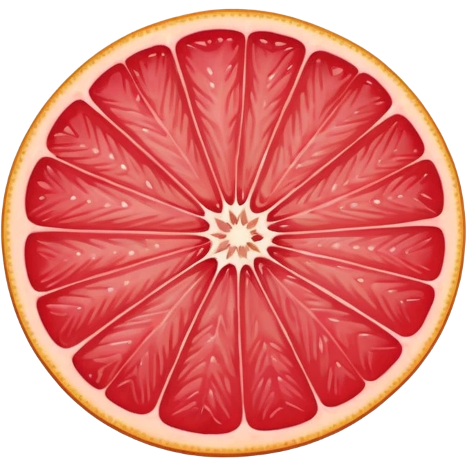 grapefuit and a slice emoji