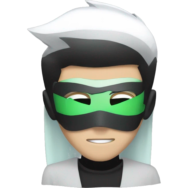 Danny phantom with a mask emoji