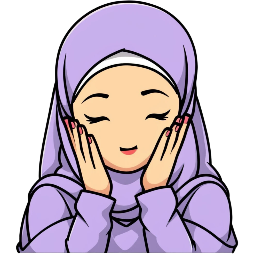 woman in hijab facepalming emoji