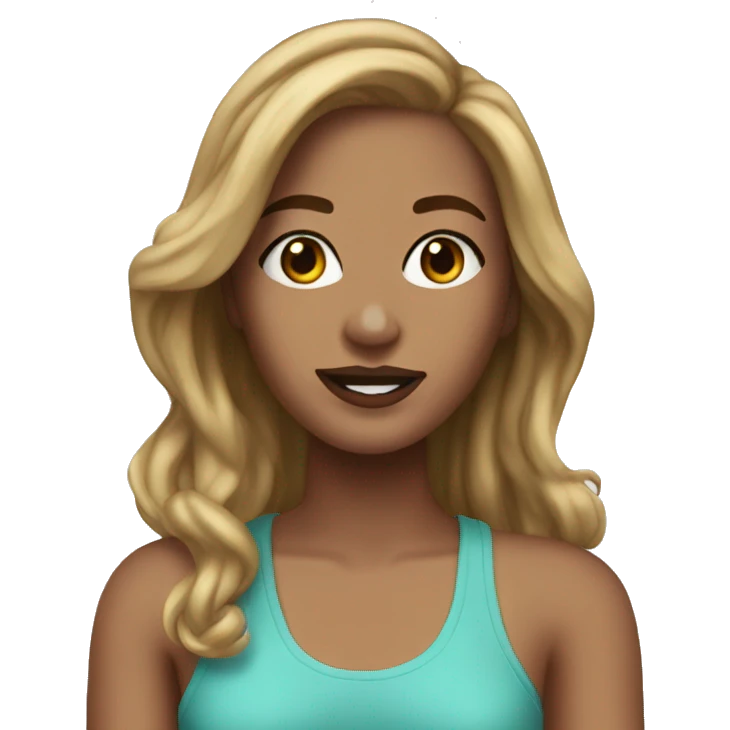 Summer Roberts, realistic emoji