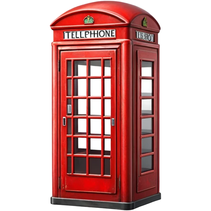 red telephone box emoji