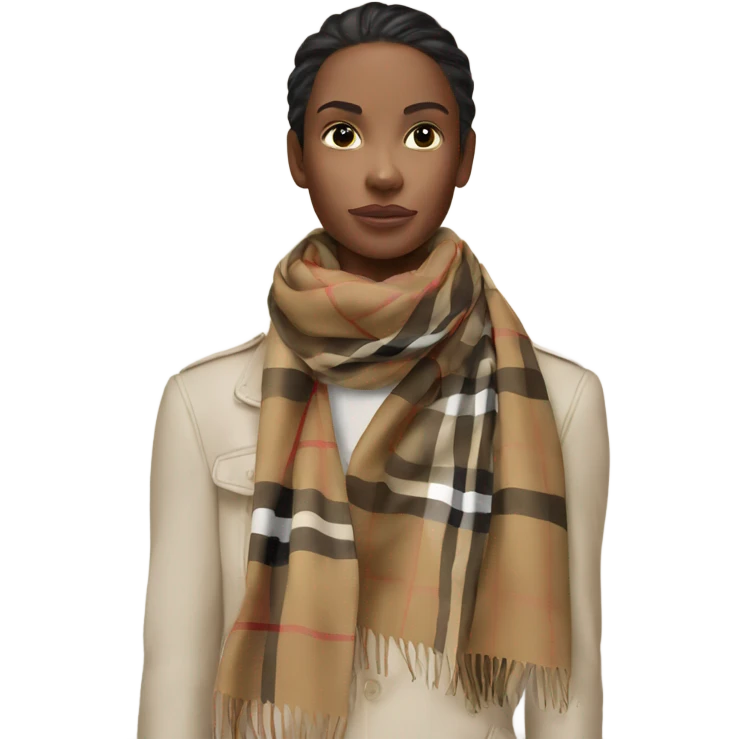 Burberry scarf  emoji