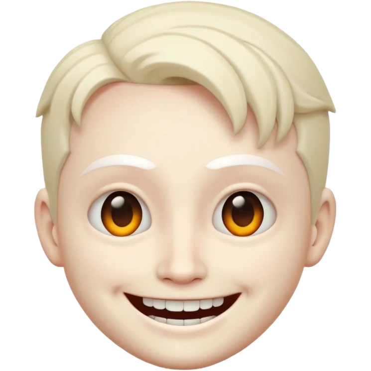 Gojo smiling creepy emoji