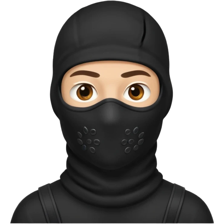 man in balaclava emoji