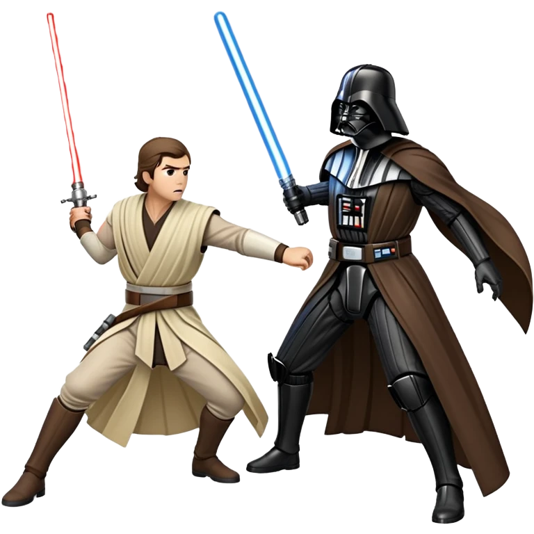 Jedi vs Darth Vader emoji