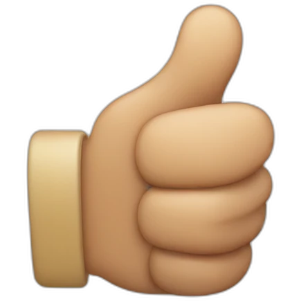 thumbs up button emoji