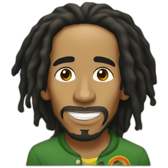 bob marley emoji