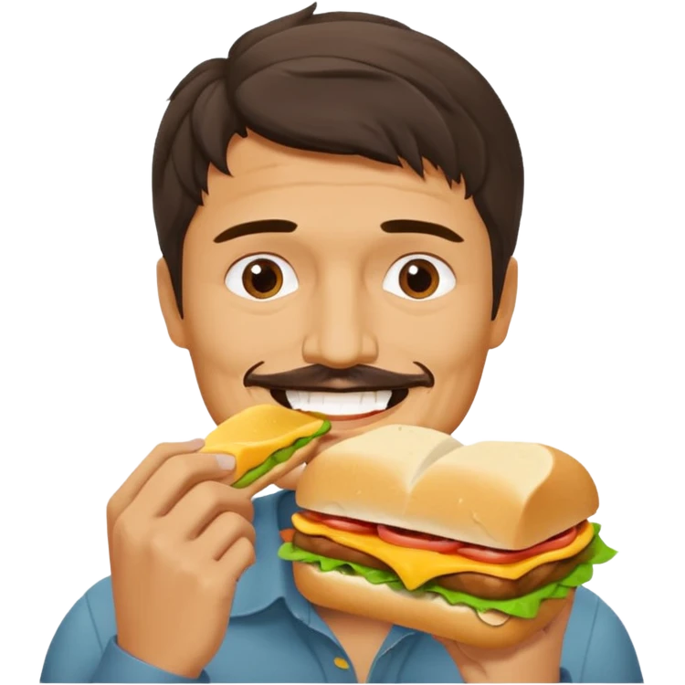 Pedro Pascal eating a sandwich meme emoji emoji
