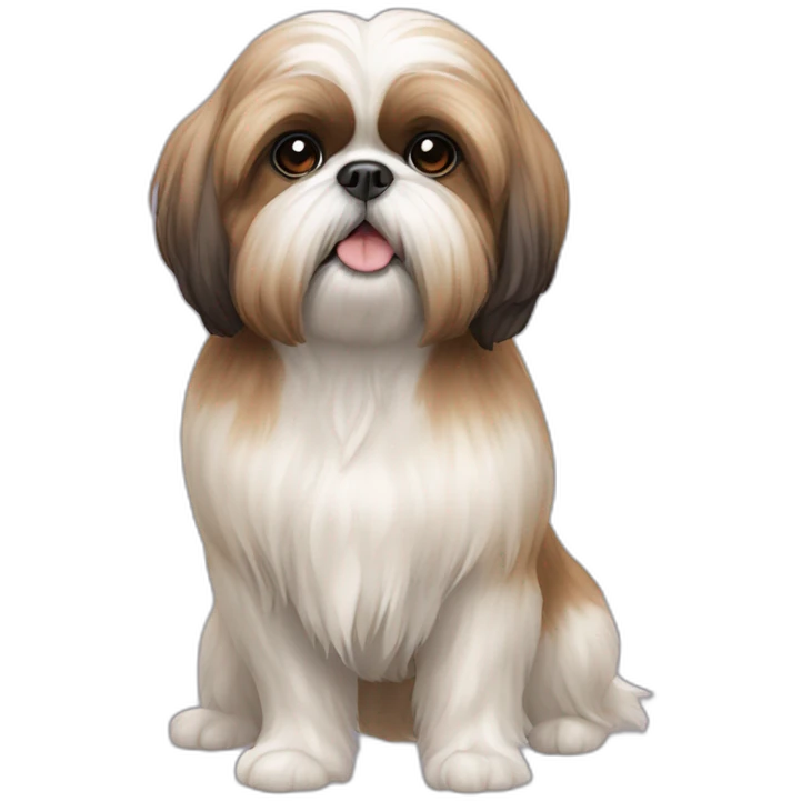 Dog Shih Tzu full-height emoji