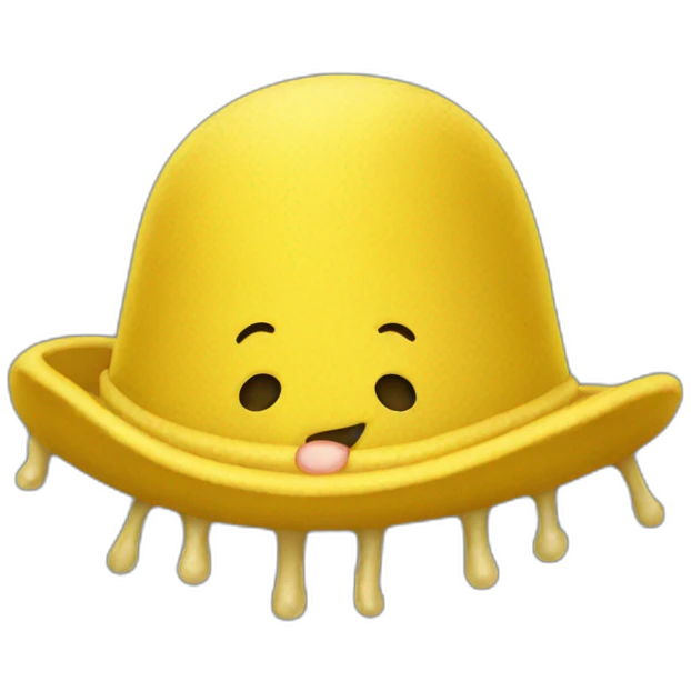 maggot yellow hat emoji