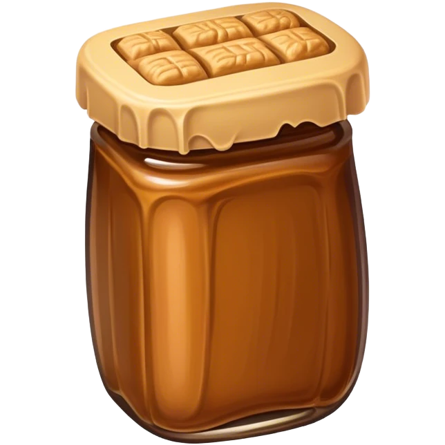 Dried Date filled with peanut butter emoji