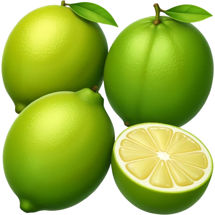 green lemons emoji