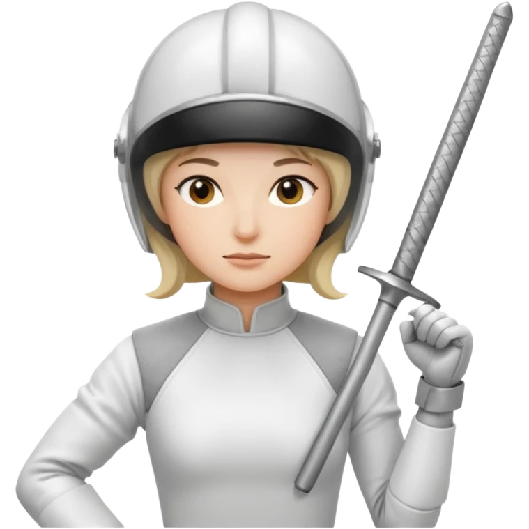 fencer woman emoji