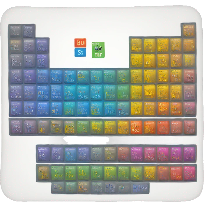 periodic table emoji