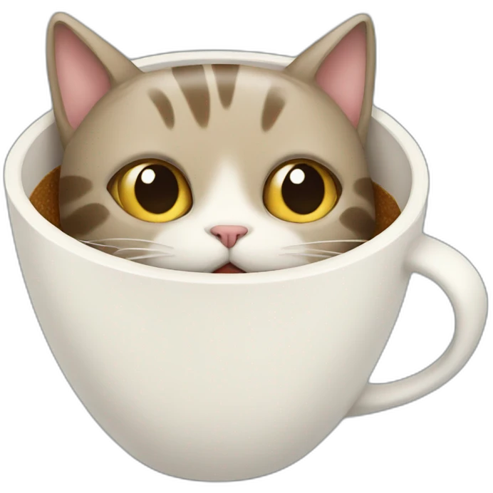 cat in cup emoji