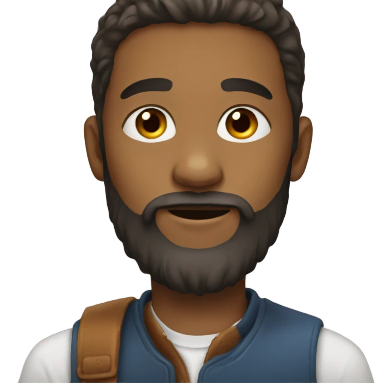 girl with boy with beard emoji