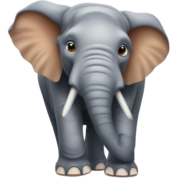 Elephant with nails  emoji