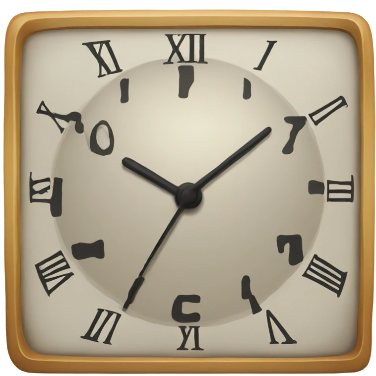Clock  emoji