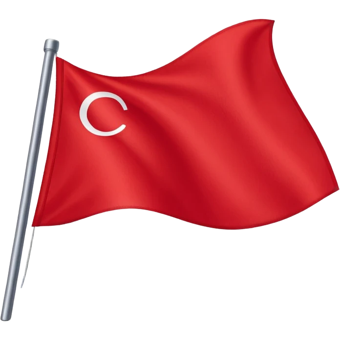 red flagg with ebeay logo there emoji