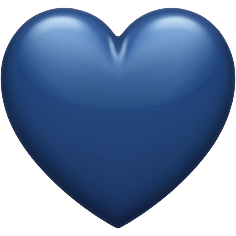 Navy heart emoji