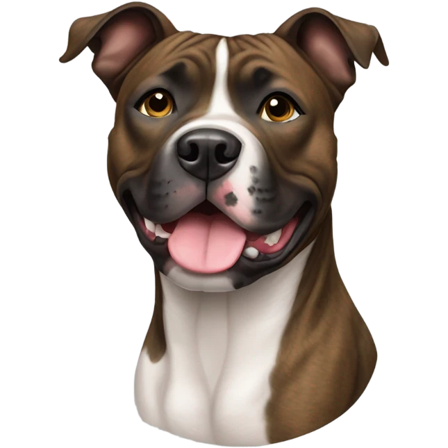 Brindle am-staff terrier  emoji