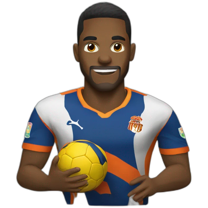 bola de futebol pegando fogo emoji