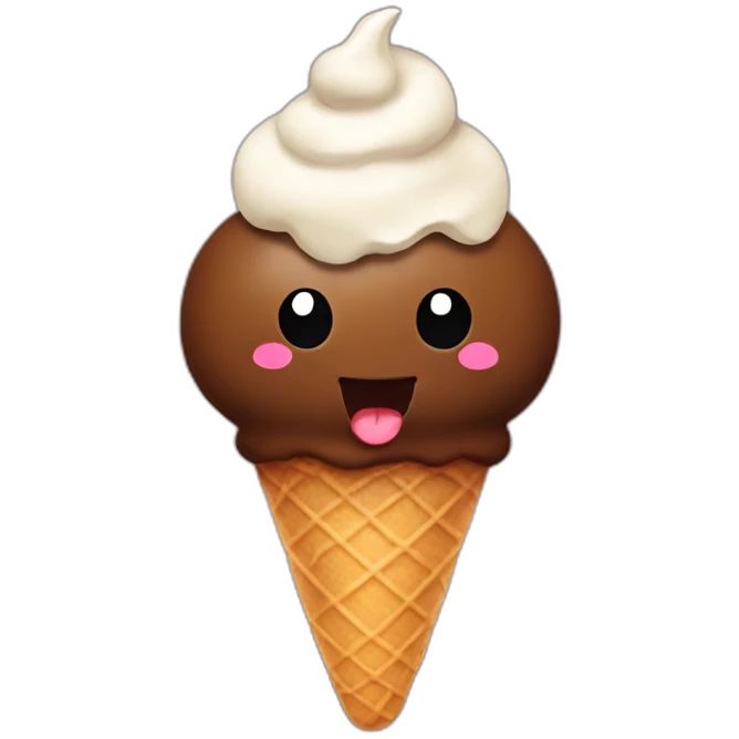 poop icecream emoji