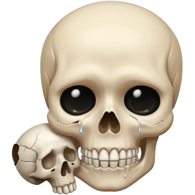 😭+💀 emoji