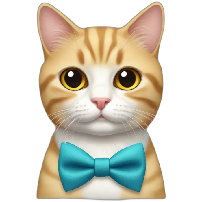 bowtie cat emoji
