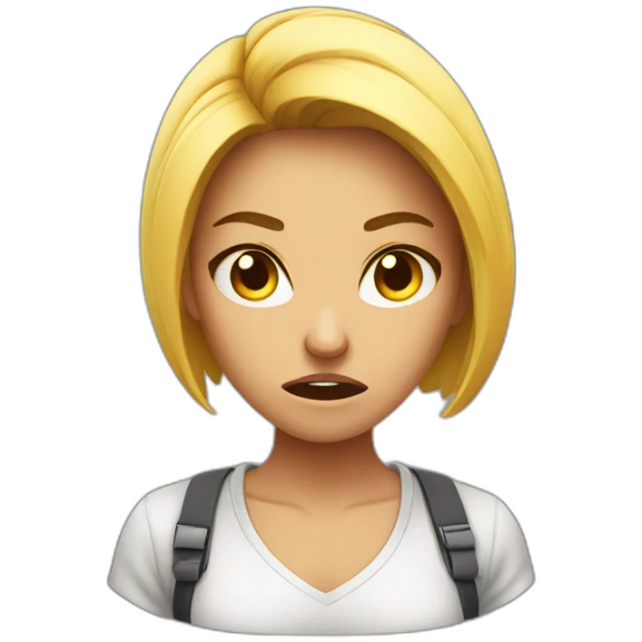 angry girlfriend emoji