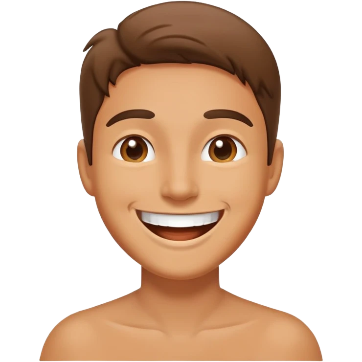 happy mood face with a big smile emoji