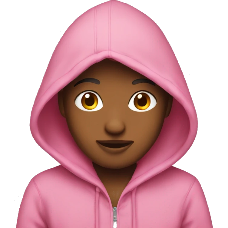 Pink hoodie emoji