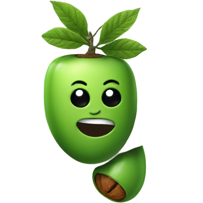 guarana on branch emoji
