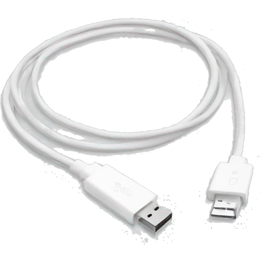 White usb cable emoji