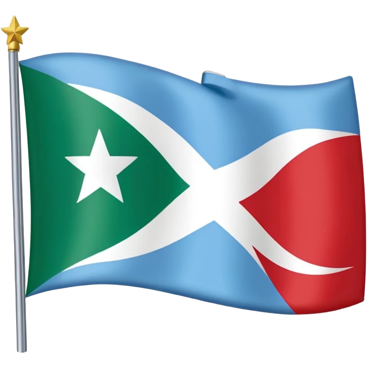 Somaliland flag emoji, flat emoji