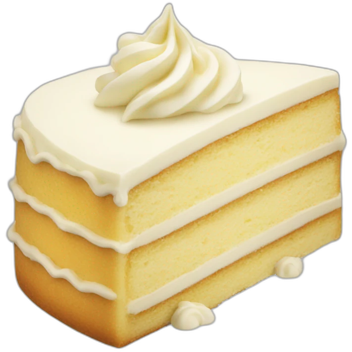 Vanilla cake emoji