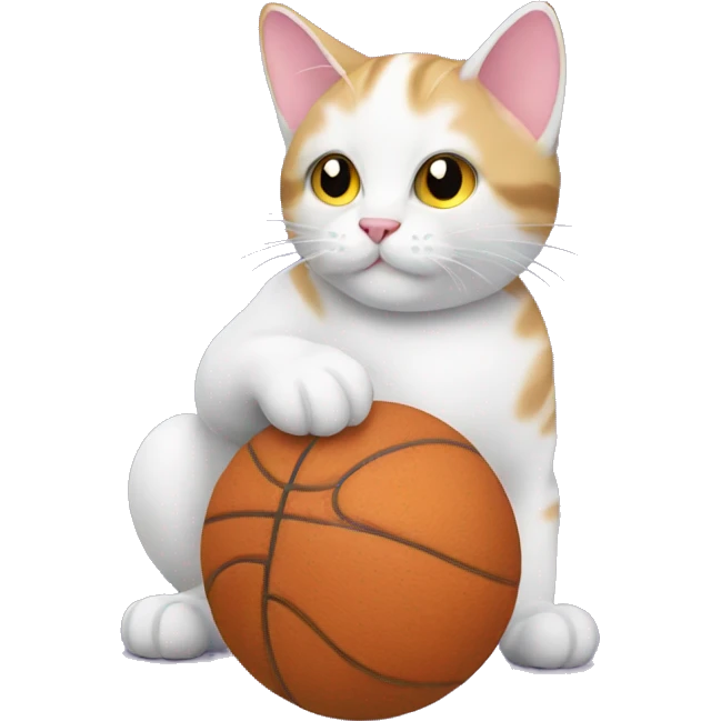 cat with ball emoji