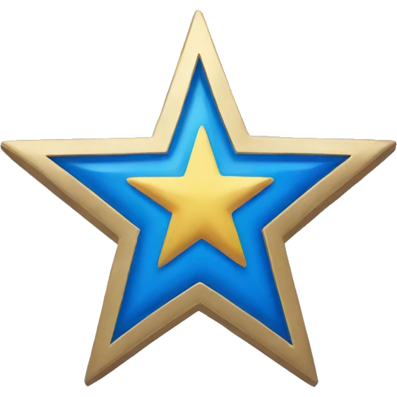 Blue star emoji